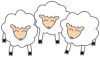 ひつじ２（羊、動物、未年）