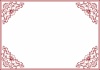 椿,フレーム,枠,飾り,イラスト,シンプル,和風,ライン,花,冬,シルエット,背