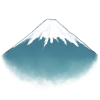 無料イラスト シンプルな富士山シルエット