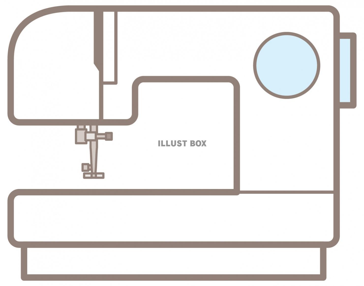 無料イラスト ミシン