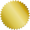 金飾りラベルシンプル枠メダルアイコンギザギザかわいいキラキラ,イラスト,金色,シ