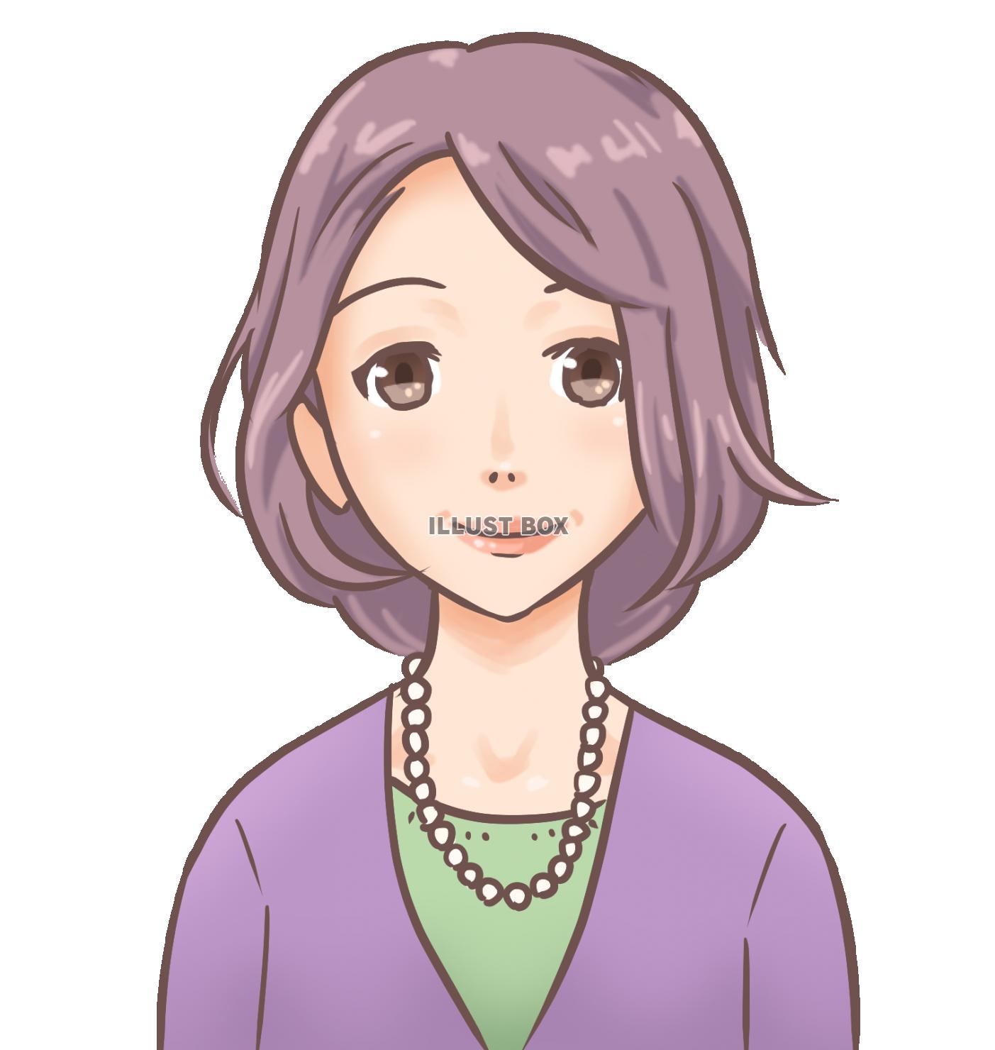 女性 笑顔 イラスト フリー 無料の印刷可能なイラスト画像