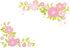 桜おしゃれフレーム枠背景,飾り,さくら,壁紙枠,花,手書き和風,サクラ,和柄,か