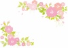 桜おしゃれフレーム枠背景,飾り,さくら,壁紙枠,花,手書き和風,サクラ,和柄,か