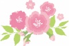 桜,花手書き,イラスト,春,手描き,和,飾り,アイコン,和風,ピンク,和柄,3月