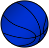 バスケットボール青２（スポーツ用品）