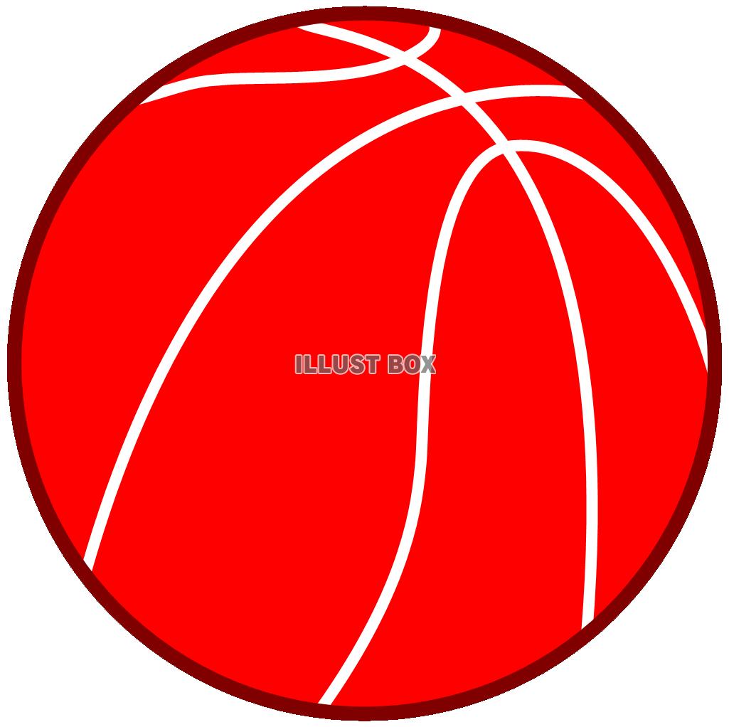 バスケットボール赤１（スポーツ用品）