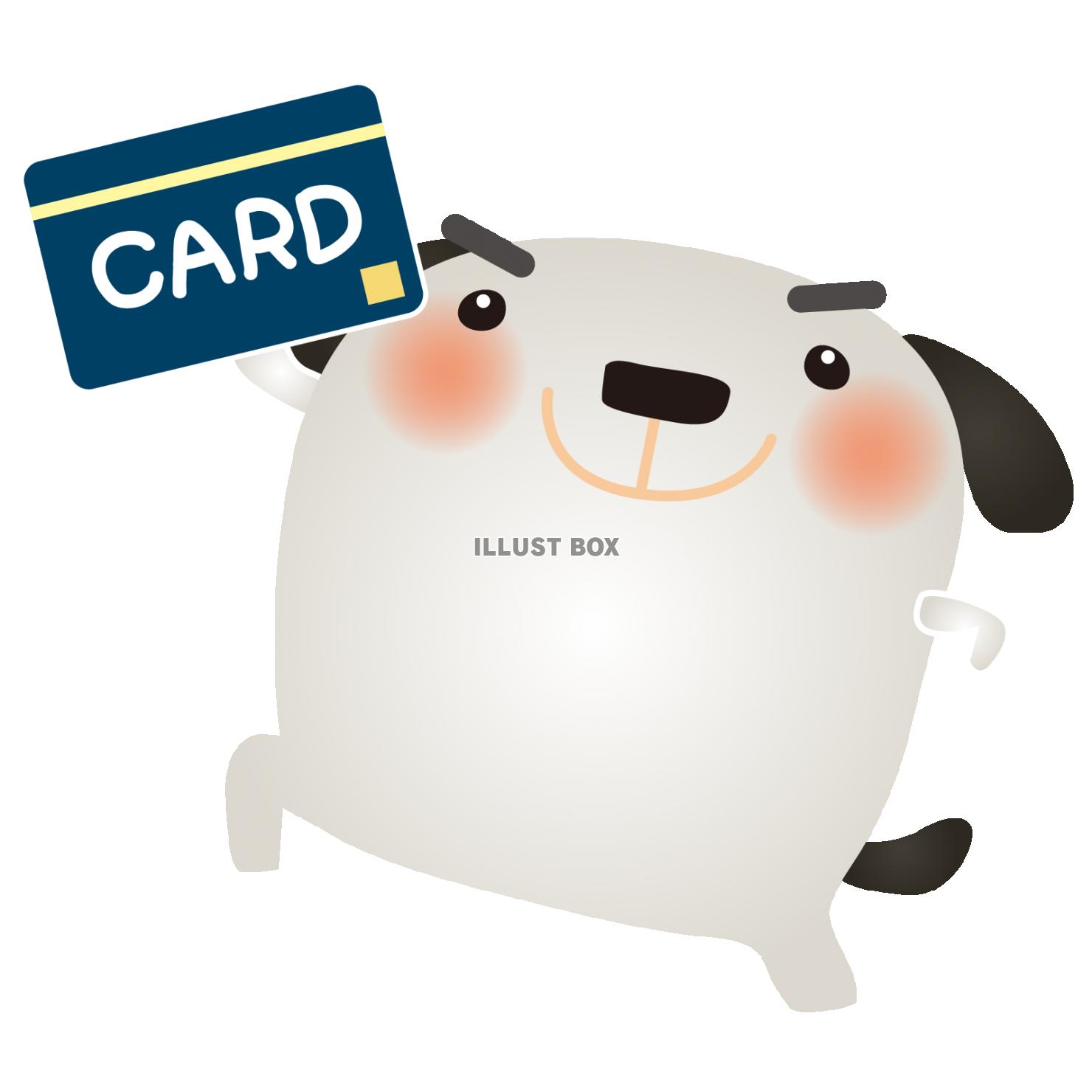 白犬カード
