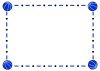 バスケットボールのフレーム２（青）