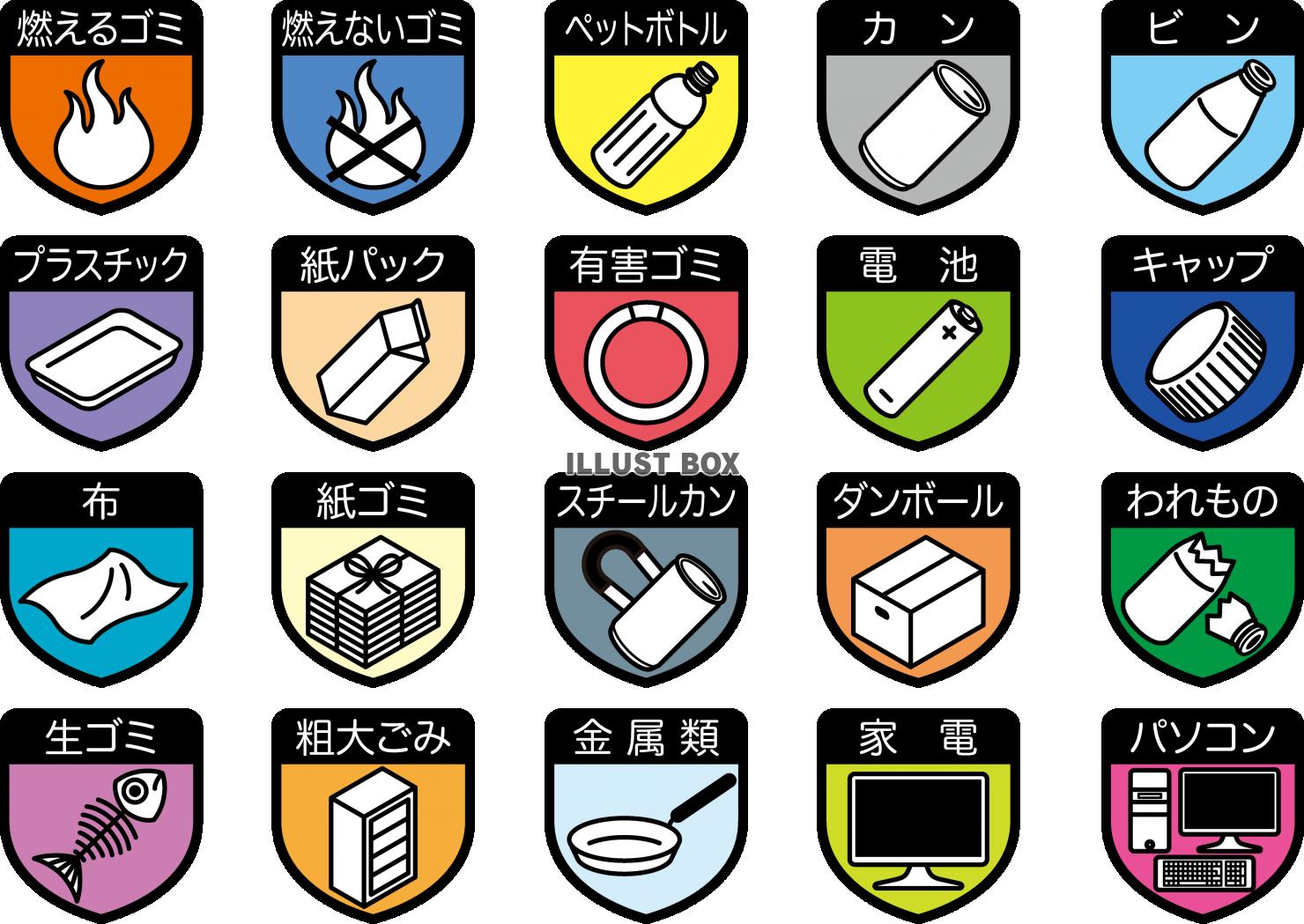 絶えず ファーザーファージュ 食べる ゴミ箱 分別 表示 イラスト - wlsj.jp