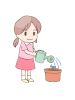 芽がでたよ（カラー、PNG）