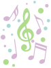 音符の壁紙画像シンプル背景素材イラスト。透過PNG