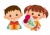 お母さんにプレゼントを贈る子どものイラスト