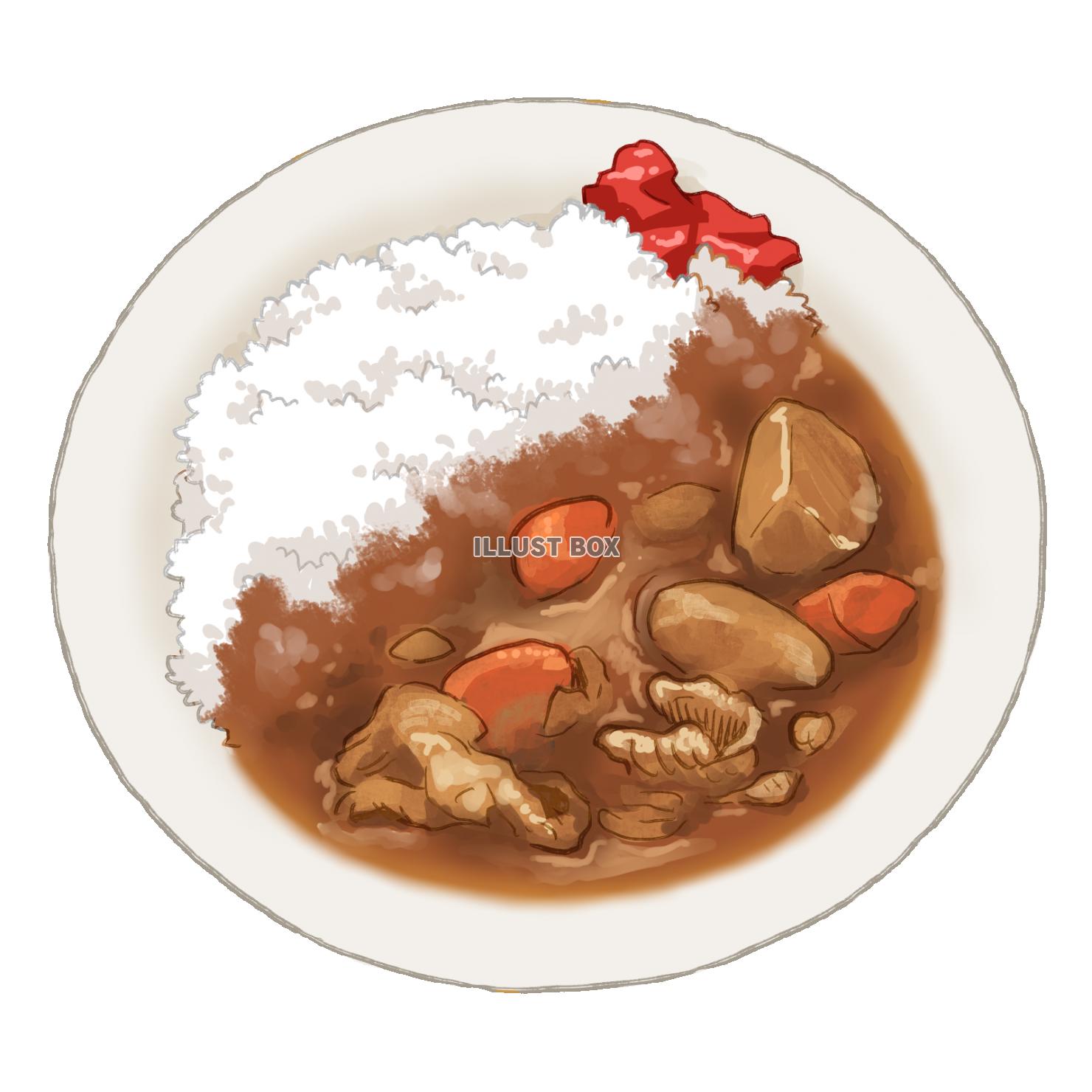 カレー イラスト無料