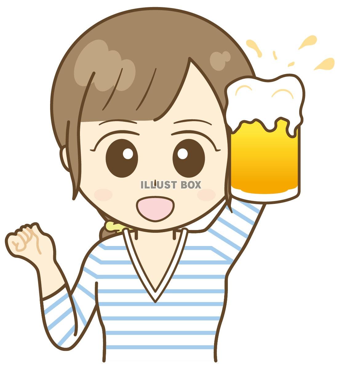 生ビール イラスト無料