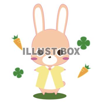 かわいい うさぎのイラスト素材が無料 イラストボックス