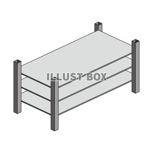 メタルラック イラスト無料