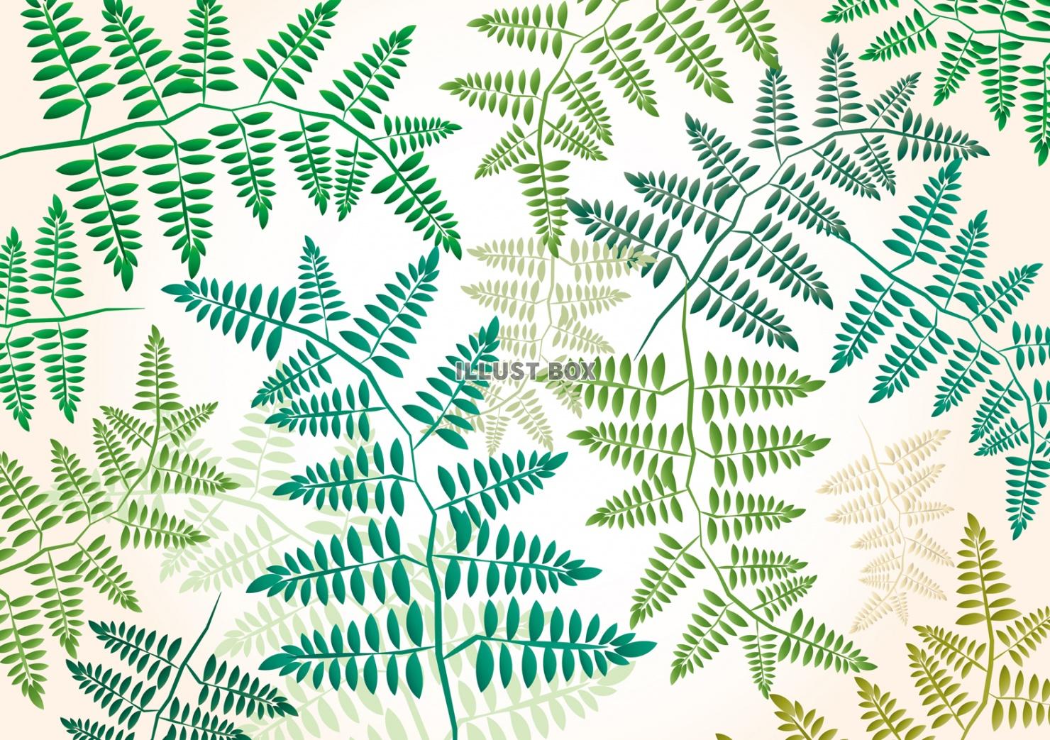 無料イラスト 葉背景壁紙植物葉っぱ 緑イラストグリーン シンプル シルエッ