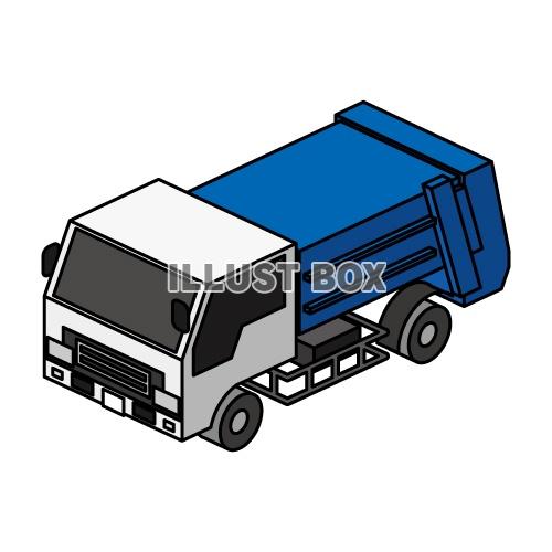 無料イラスト ごみ収集車