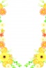 黄色い花のカード