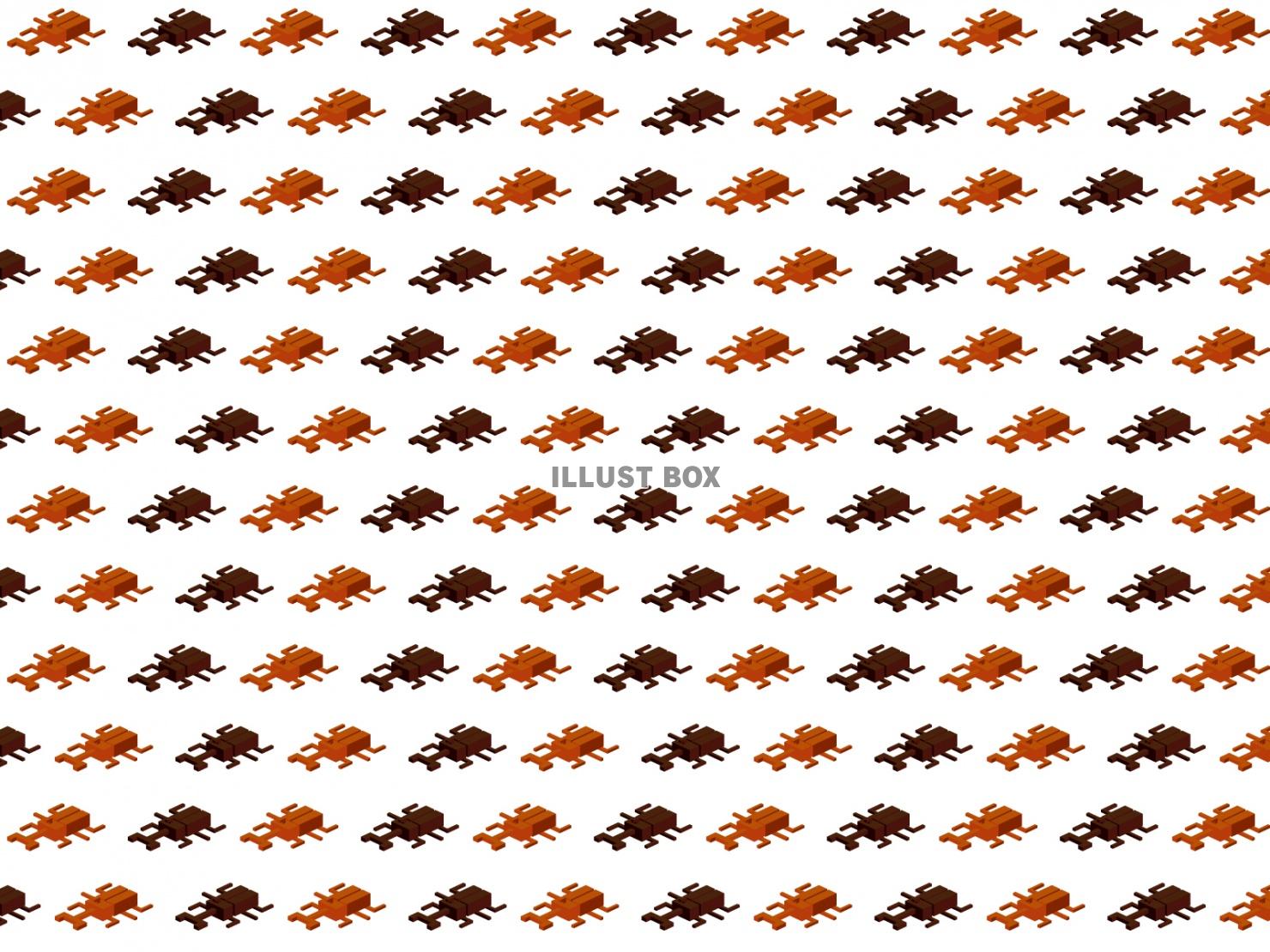 カブトムシ柄(交互)