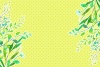 植物のフレームカード