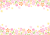 透過・華やかなお花のフレーム