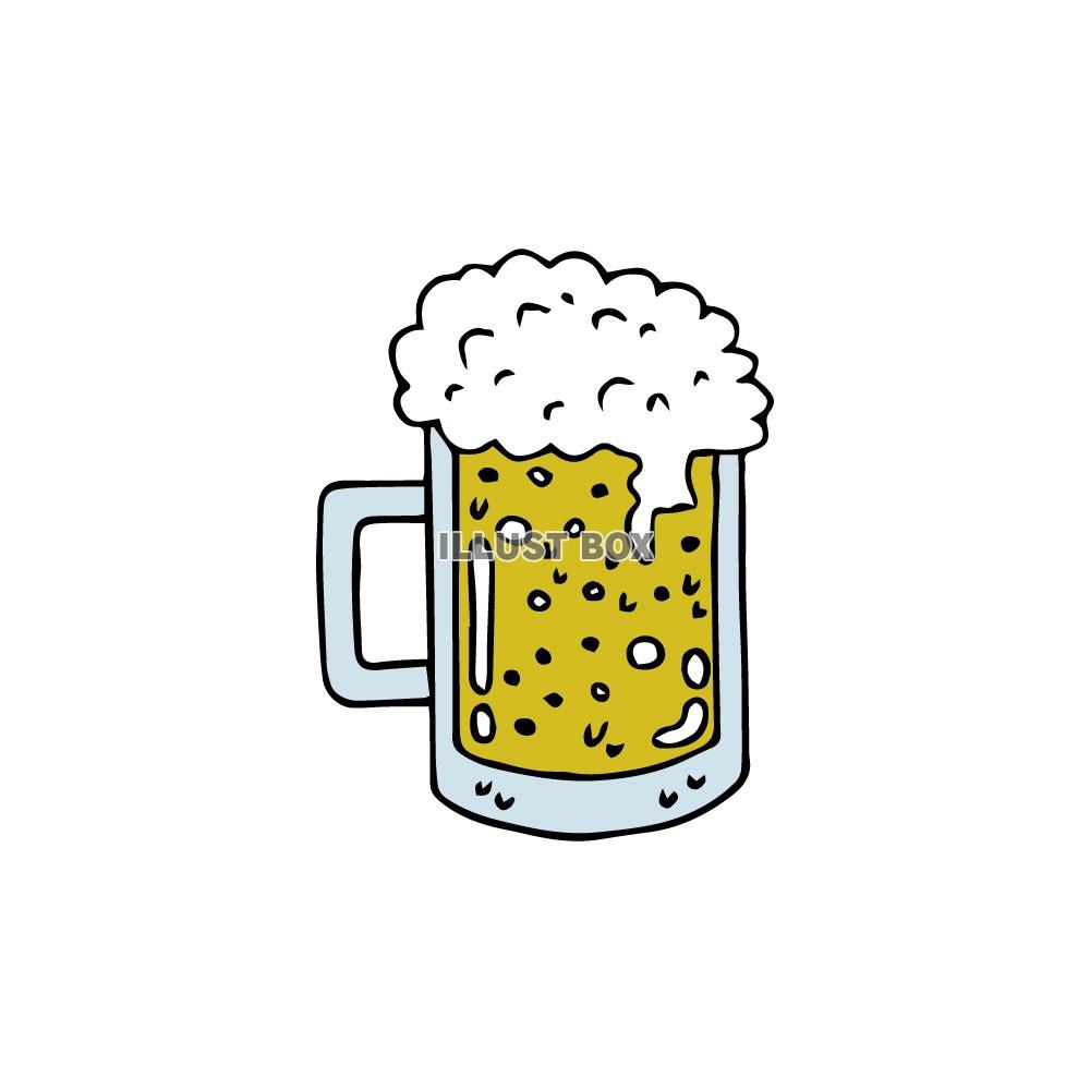 無料イラスト 生ビール