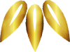 ゴールド竹【祝い事,和風,縁起物,おめでたい,福,かわいい,シンプル,イラスト,