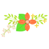 植物のデザインイラスト