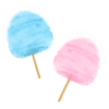 無料イラスト 綿菓子