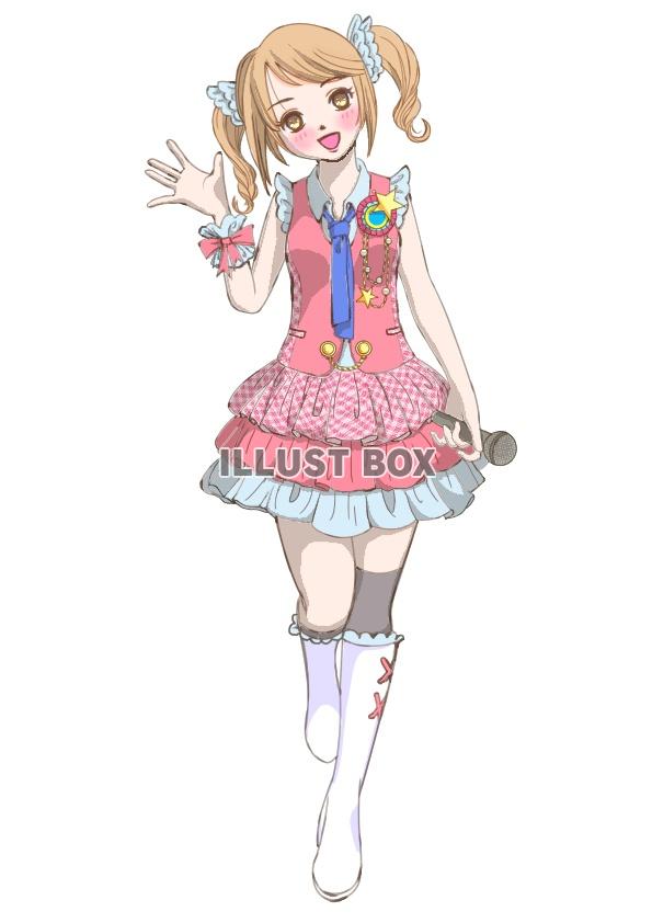 無料イラスト アイドルjpeg 全身