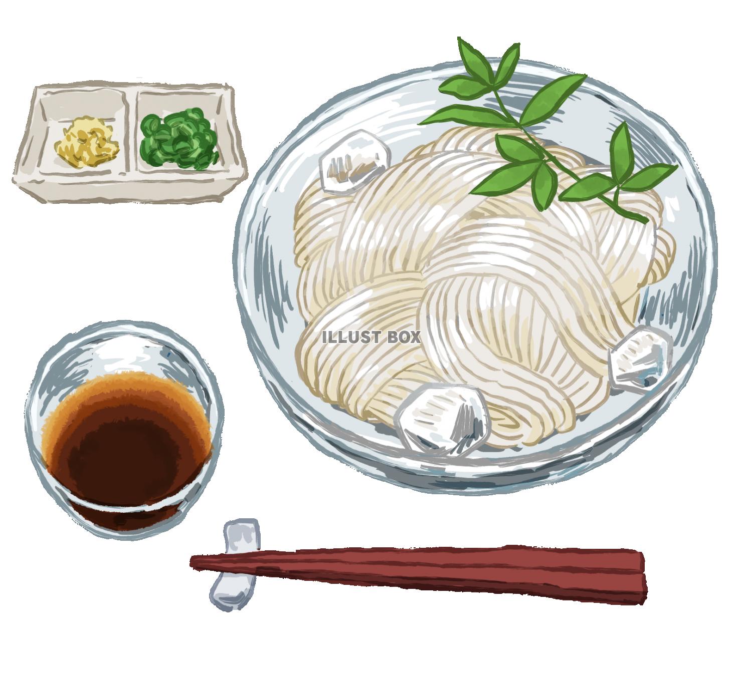 そうめん イラスト無料