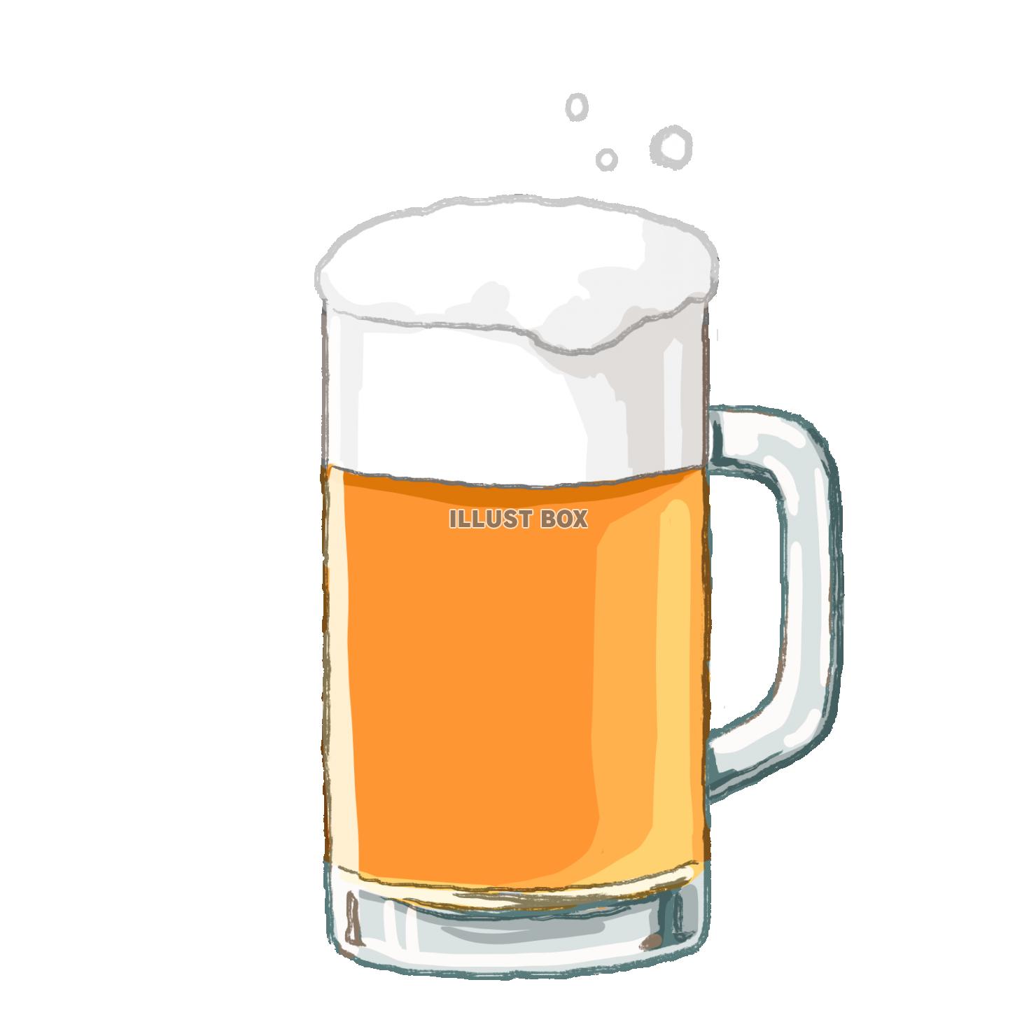 無料イラスト ビール