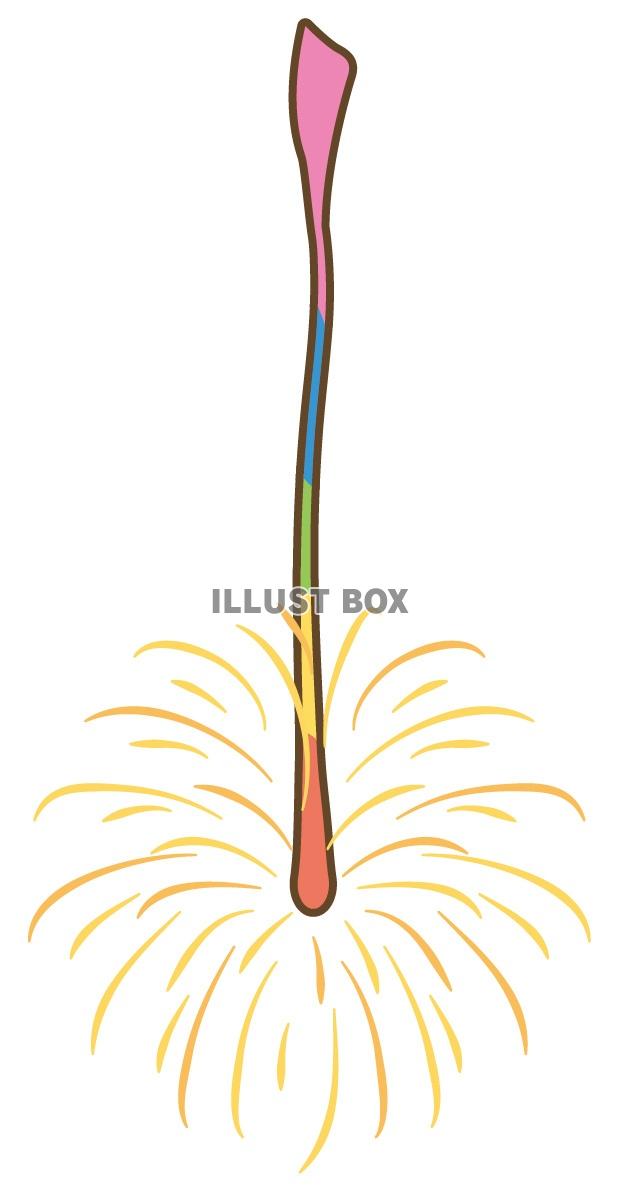 無料イラスト 線香花火