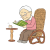 読書＿おじいさん