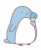 アイスペンギンのフリーイラスト素材