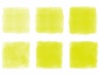 水彩黄緑背景イラスト枠おしゃれフレーム枠緑手描き黄緑色飾りドットテクスチャ筆アイ