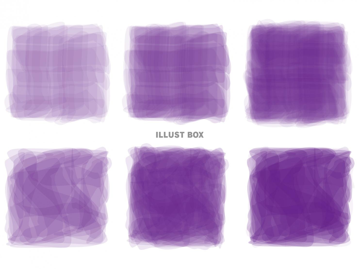 紫水彩背景枠紫色おしゃれフレーム枠壁紙飾りシンプル筆テクスチ...