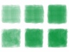 水彩黄緑色グリーン背景イラストおしゃれフレーム枠緑手描き黄緑色飾りドットテクスチ