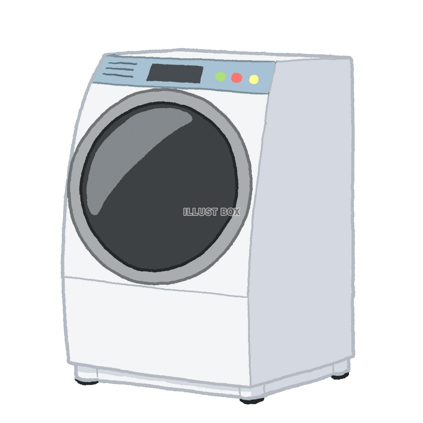 無料イラスト 洗濯機