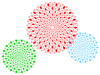 花火の壁紙画像カラフル背景素材イラスト。透過PNG