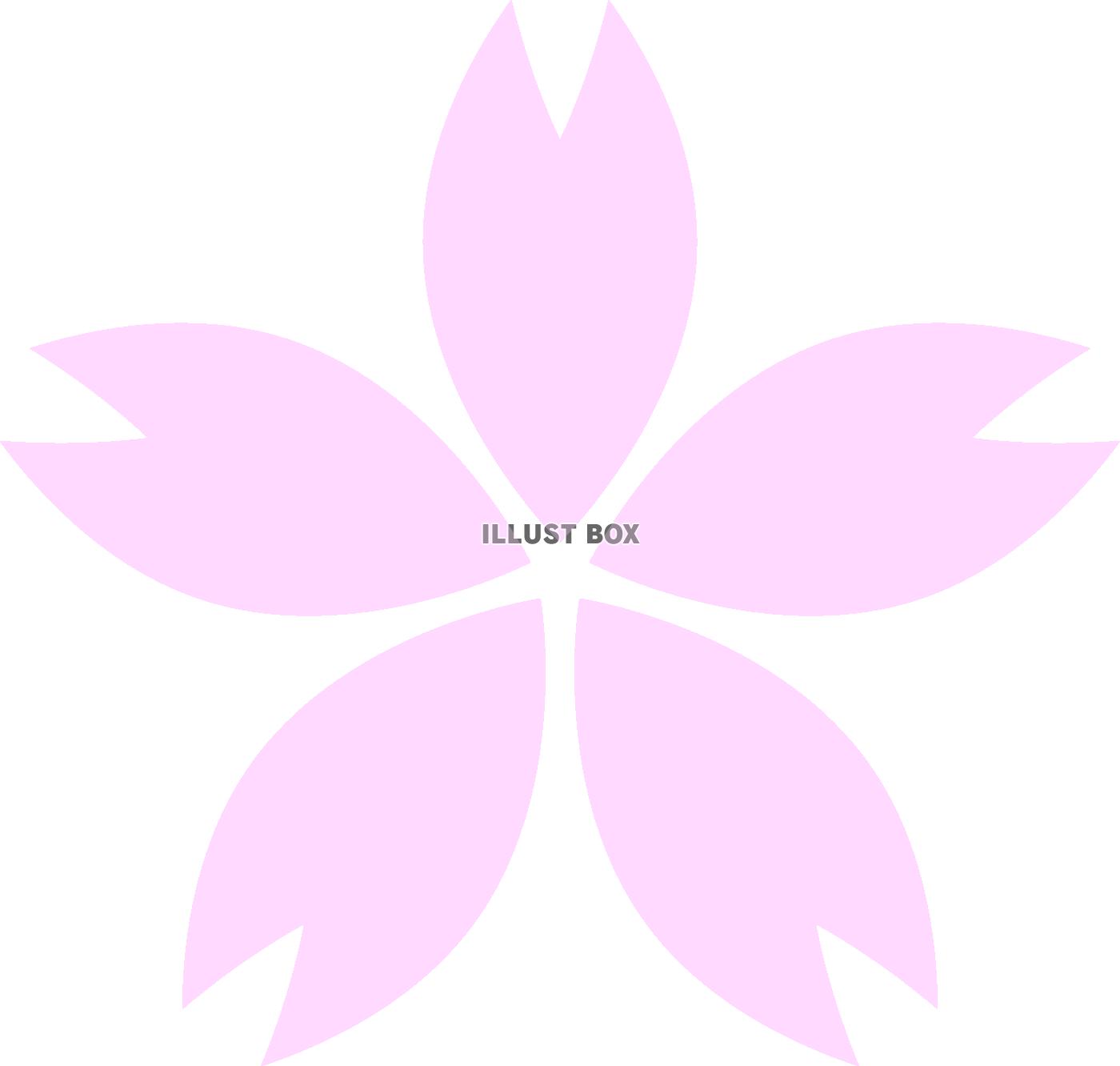さくらカットイラスト透過png