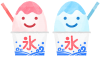 笑顔のかき氷