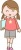 静かに歩く子ども
