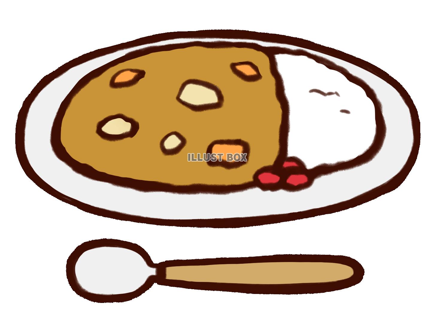 無料イラスト カレーライス