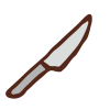 シンプルなナイフ