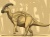 パキケファロサウルス (背景あり)