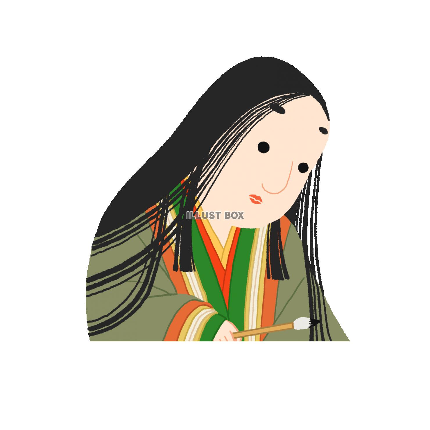 イラスト 紫式部