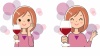 ワインを飲む女性 ワインで乾杯する女性